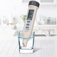 Stylo numérique de test de qualité de l'eau, pH-mètre, TDS, EC, salinité, ORP, DO, double affichage, ATC pour aquarium et piscine
