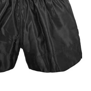 Wholesale Boxing Training MMA Shorts Custom Logo Sportswear with Spandex-Polyester <b>Black</b>-Color Washed Technics - Product Image 6