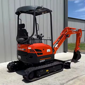 Mini-excavatrice Kubota U17 de type chenillé avec une capacité de godet de 0,03 m³ et un rayon de braquage court pour utilisation agricole - Product Image 1