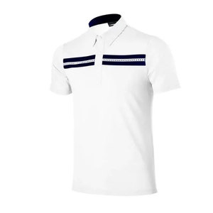 Quick Dry Men's Casual for Polo Shirt Custom <b>Logo</b> Design Work Team Sports Golf Shirt Made of Cotton/Bamboo Knitted Fabric - Product Image 1