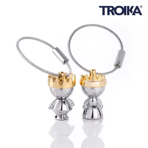 Portachiavi e Moschettoni Personalizzati 'Piccolo Re e Piccola Regina' - Gadget Promozionali - Product Image 1