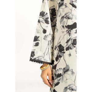 Ensemble chemise et dupatta en mousseline IUSTKD-515 Printemps/Été, motif imprimé sur tissu lawn - Product Image 3