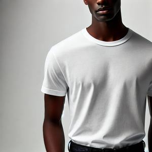 Camisetas Gráficas Personalizadas al por Mayor para Hombre, Corte Regular, 100% Algodón, Tejido de Punto, Impresión Serigráfica, Manga Corta Formal - Product Image 3