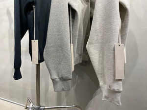 Otoño New High Street Double Line American Hoodie Hombres y mujeres Sudaderas con capucha americanas sueltas Invierno - Product Image 3