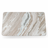 Table à manger en marbre de luxe AKKU ART EXPORTS |   Socle en bois massif, base rectangulaire moderne, meubles de salle à manger 4 places TA-001