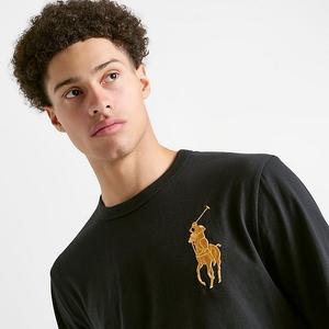 เสื้อยืดผู้ชายมีฮู้ดแขนใหญ่ผ้าขนแกะทำจากโพลีเอสเตอร์/ ผ้าฝ้าย - Product Image 5