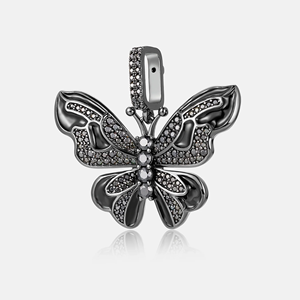 Pendentif personnalisé classique hip-hop en alliage plaqué or avec diamants CZ glacés - Product Image 3