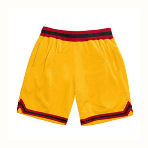 Pantalones cortos de malla de poliéster de peso ligero para hombre, estampado personalizado, patrón sólido, decoración de bolsillos teñidos lisos de Hip Hop, novedad de 2024 - Product Image 4