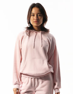 Sudadera con Capucha para Mujer, Color Rosa Lila Pálido, Hombros Caídos, Antiarrugas y Transpirable, con Cierre, Logotipo Personalizado al por Mayor - Product Image 5