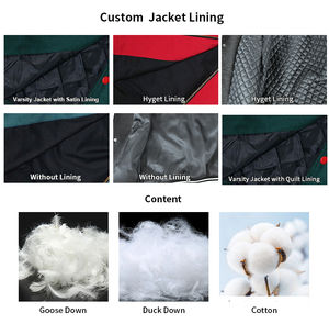 OEM Personnalisé Prix Pas Cher Unisexe Chenille Broderie Cuir Manches Baseball Veste Stand Surdimensionné Varsity Letterman Design Hommes - Product Image 6