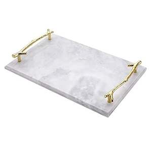 Durable <b>Black</b> Antique Metal Serving <b>Tray</b> Stylish <b>Decor</b> for Serving Drinks and Snacks - Product Image 6