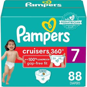 Pampers Swaddlers Couches douces et absorbantes pour nouveau-nés, taille 1, 168 ct - Product Image 3