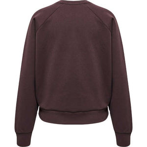 เสื้อสเวตเตอร์เปิดไหล่โอเวอร์ไซส์สำหรับผู้หญิงมีฮู้ดคอกลมทรงหลวมแขนยาวแบบสวมหัว - Product Image 4