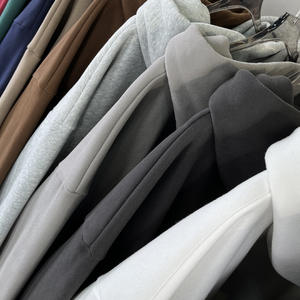 Fabricant de sweats à capuche vente en gros de sweats à capuche en molleton de coton 400 g/m² personnalisés sweats à capuche épais vierges - Product Image 4