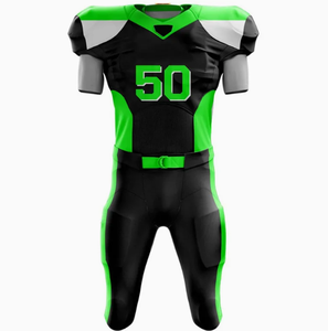 Precio de fábrica Uniformes de fútbol americano Logotipo personalizado Impreso Uniforme de fútbol americano transpirable de secado rápido Bajo MOQ - Product Image 5