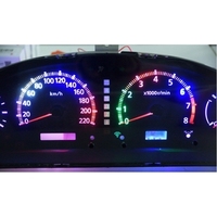 Indicadores LED para tablero de salpicadero de coche, bombillas de luz Interior, lámpara PA-amarillo