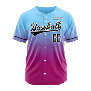 Maillot de baseball pour homme de haute qualité à séchage rapide, nouveau modèle brodé, vêtement de baseball uni avec nom d'équipe personnalisé, style mexicain - Product Image 5