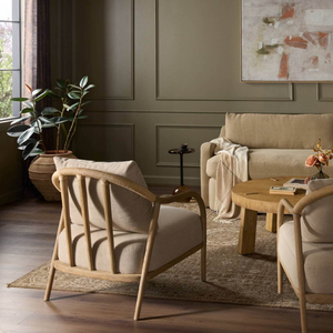 Sassanid chair Minimalist Lounge with Upholstered Wooden Frame Accent Chair for Living Room, Hotel and Modern Interior. - Product Image 5