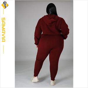 ชุดวอร์มแอคทีฟขนาดใหญ่พิเศษสำหรับผู้หญิงเนื้อนุ่มยืดหยุ่นและเหมาะสำหรับกีฬาและสันทนาการ - Product Image 2