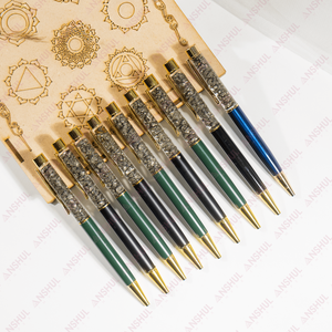 Bolígrafos de Cristal de Pirita de Grado AAA de Primera Calidad a Precio de Mayoreo, Bolígrafos de Aura de Color Azul, Fabricante Indio, Marca Anshul Impex - Product Image 4
