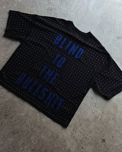 Manufacturer Customizable Heavyweight Streetwear Print and Distressed Embroidery <b>Cropped</b> Boxy Rhinestone Shirt <b>Men</b> - Product Image 5