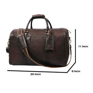 กระเป๋าดัฟเฟิลกำหนดได้เองจากผู้ผลิตมืออาชีพผ้าหนังคุณภาพสูงน้ำหนักเบากันน้ำลำลองกระเป๋าเดินทางมาใหม่ - Product Image 4