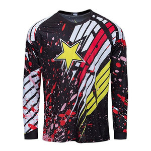 Proveedor Directo de Fábrica de Camisetas de Motocross Unisex para Jóvenes, Diseño Transpirable con Logotipo Personalizado Estampado para Conducir en Invierno - Product Image 3