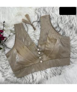 Women's Fancy Bollywood-Style Readymade Blouse Collections for Party Wear <b>Saree</b> with Sequence Embroidery Work Sari Blouse - Product Image 1