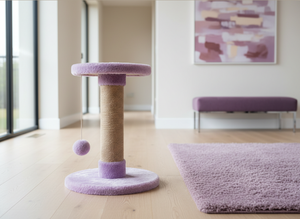 Griffoir pour chats Amistar Lilac Cloud de haute qualité, adapté à toutes les races et tailles de chats. - Product Image 5