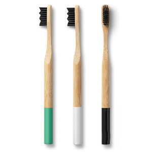 Vente en gros, fournitures d'usine, brosse à dents ronde en bois pour le nettoyage dentaire des soins personnels du fournisseur indien de brosse à dents - Product Image 3