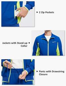 Haute qualité hommes décontracté à manches longues sueur survêtement 2 pièces sport Jogging tenue en gros haute saison automne tenue - Product Image 4