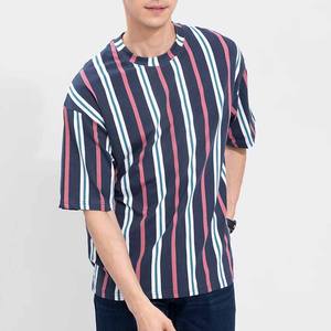 T-shirt surdimensionné pour hommes de haute qualité Inspire Navy Quick Dry avec étiquette personnalisée imprimant votre propre conception Bienvenue! - Product Image 2