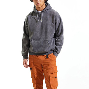 Dernier arrivage de sweats à capuche personnalisés ODM à imprimé surdimensionné pour hommes, tenue décontracté, manches longues, tissu polaire délavé à l'acide, taille 6XL, hiver - Product Image 3