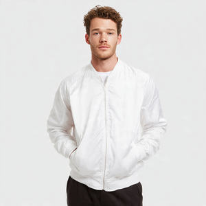 MA 1 <b>Flight</b> Bomber Satin <b>Jacket</b> <b>Men's</b> Outerwear Winter Custom Logo Front Reversible Windproof - Product Image 4