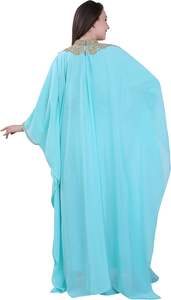 ชุดเดรสอาบายะแบบมุสลิมประดับลูกปัดทรงบอลกาวน์ ยาวถึงพื้น ตกแต่งคริสตัล ประดับด้วยลายทอแบบรักษ์โลก ประดับเลื่อม เหมาะสำหรับใส่ในชีวิตประจำวัน - Product Image 6