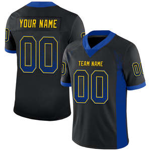 Maillot de football américain unisexe sur mesure, durable, grande taille, design athlétique pour équipe sportive, brodé et thermocollé - Product Image 6