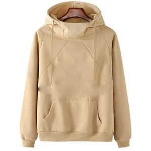Couleur unie 100% coton jeunesse sport Style Street Style personnalisé surdimensionné hommes hiver pull à capuche impression de décharge en vrac - Product Image 5