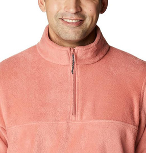 Half Zip Up <b>Pullovers</b> <b>Men</b> Custom Jogging <b>Mens</b> Collar Half Zip Up Custom Half Full-zip Fleece Sweatshirt - Product Image 4