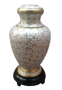 Venta caliente Urnas funerarias Urnas de cremación de metal para cenizas de recuerdo de adultos Fabricante de urnas y suministros funerarios de la India - Product Image 2