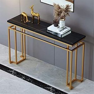 Console de luxe avec cadre en or, plateau en marbre et détails à lattes. Chic moderne. Disponible aux prix de gros. - Product Image 5
