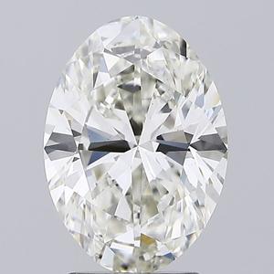 IGI 3,1 CT Diamante de corte ovalado suelto para anillo Diamante cultivado en laboratorio H Color VS1 Claridad Diamante ecológico suelto para ella - Product Image 1