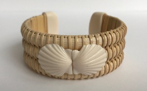 Vietnam fait à la main tissé paille osier tresse ethnique déclaration gros Bracelet rotin géométrique Bracelet Premium cadeau à bas prix - Product Image 4