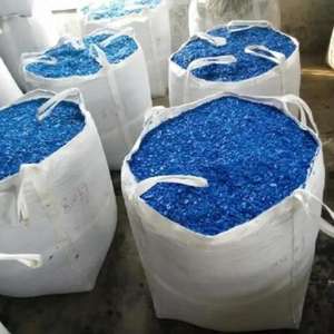 Vente en gros et exportation de HDPE rechapé à partir de tambours bleus, emballé dans des sacs jumbo pour un chargement facile - Product Image 3