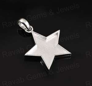 Colgante de Plata de Ley 925 Auténtica con Forma de Estrella Universal de 20 mm, Engaste de Resina, Joyería Personalizada con Logotipo, Recuerdo de Leche Materna - Product Image 3