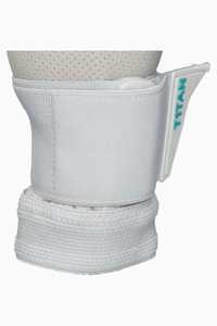 Gants de gardien de but en cuir au design personnalisé entièrement orange néon avec poignée en latex haute visibilité matériau en caoutchouc SP Branding - Product Image 6