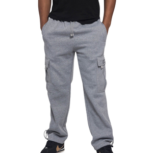 กางเกงวอร์มขาตรงขากว้างของผู้ชายกางเกงวอร์มขากว้างกางเกงวิ่งจ๊อกกิ้ง - Product Image 1