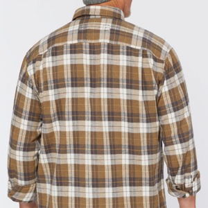 <b>Men's</b> Plaid <b>Flannel</b> <b>Shirt</b> Classic Long Sleeve Button-Up <b>for</b> Casual and Outdoor Wearflannel shacket durable <b>flannel</b> top - Product Image 5