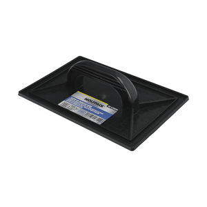 Talocha in Plastica 27 x 18 cm. Mango Redondo Negro Con Alveoli - Product Image 1