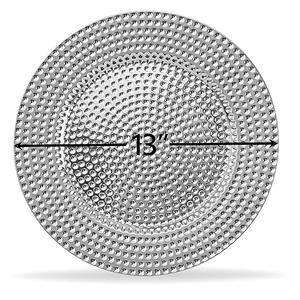 Plato y plato de metal de Calidad exclusiva, placa de cargador decorativa de mesa, utensilios de cocina hechos a mano a granel - Product Image 4