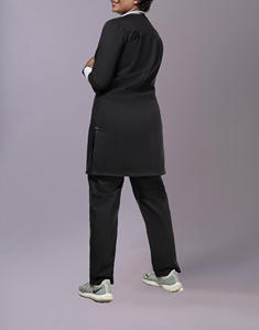 Custom Unisex Summer <b>Nursing</b> Scrubs Uniform Set <b>for</b> Hospital Use Short Sleeve Stretchy Polyester Spandex Fabric - Product Image 6